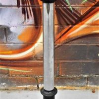 Art Deco  Chrome and black Bakelite smokers stand - Sold for $99 - 2019