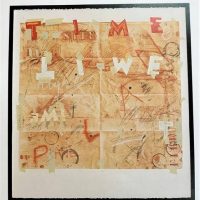 Framed 1981 'Time Site Series - ed 5960' - TIM STORRIER (1948 - ) Lithograph - silk screen, 'Time And Again' 64cm x 67cm - Sold for $273 - 2019