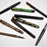 Group of Fountain pens 19201970s incl Mentmore, Conway Stewart, Parker and Onoto the pen - Sold for $174 - 2019