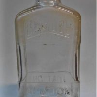 1950s Embossed Daylube aviation Motor oil bottle Ask the Man who uses it - Sold for $217 - 2019