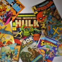 Box lot of Superhero comics Marvel & DC X-Men, The Avengers, The Incredible Hulk, Superman, Batman,etc - Sold for $43 - 2019