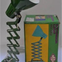 Boxed retro green MG Extension lamp - Sold for $37 - 2019