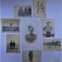 Group of WW1 Photographs including Light Horse in Egypt and One of our gallant opponents sent to his last sleep - Sold for $112 - 2019