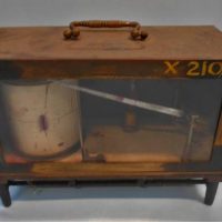 c1920s Mechanical Short and Mason Recording Barograph in wooden case - Sold for $56 - 2019
