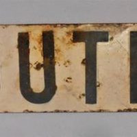 c1930s Heavy enamel Street sign for South Road S5 - Sold for $161 - 2019