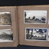 c1930s album of mainly Tasmanian photographs including Steam ships, Port Arthur etc - Sold for $68 - 2019