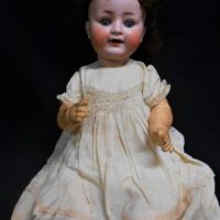 German Porzellanfabrik - Burggrub Doll 1694 with Bisque head and composition body 48cm tall - Sold for $75 - 2019