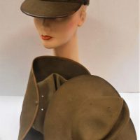 Group lot - 2 x Vintage Australian Felt fur slouch hats and peaked cap - Sold for $75 - 2019