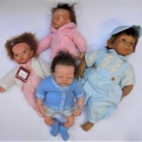 Group of dolls including Ashton Drake baby Paola Reina etc - Sold for $31 - 2019