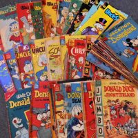 Large Group of Walt Disney Comics incl Mickey Mouse, Donald Duck including 1950s - Sold for $137 - 2019