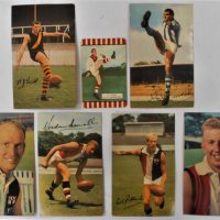 Small group lot c1960's Mobil VFL Footy Photo cards incl Carl Ditterich, Verdun Howell, Darrell Baldock, etc - Sold for $68 - 2019