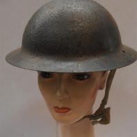 WW1 English steel Tommy ARMY helmet - Sold for $87 - 2019