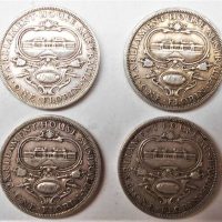 4 x 1927 Parliament House Australia - One Florin coins - 925% Silver - Sold for $31 - 2019