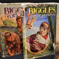 4 x Biggles books inc , 1953 First Ed Biggles and The Black Raider -publ by Hodder and Stoughton, other title inc, Biggles Flies to Work, Biggles Flie - Sold for $31 - 2019