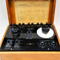 Vintage Potentiometer by J L Williams Melbourne in Wooden case - Sold for $43 - 2019