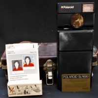 Vintage cased Polaroid SLR680 camera - Sold for $68 - 2019