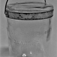 WW2  Australian made (Drug Houses of Australia) Soluvac Glass Blood Transfusion Flask - 1,200ml capacity - Sold for $43 - 2019