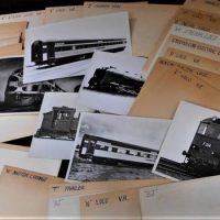 Group lot vintage train identification photos with envelopes and information - Sold for $68 - 2019