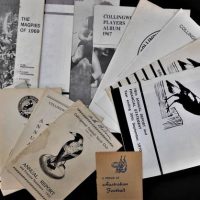 Small group lot c195060's VFL Collingwood Football Club ephemera incl Annual Reports and Financial Statements and 1967 Collingwood Players Album - Sold for $137 - 2019