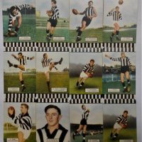 Small group lot vintage COLES swap cards - VFL Collingwood Football Club incl J Finch, T Merrett, L Richards, etc - Sold for $174 - 2019