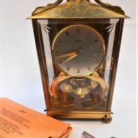 Vintage Schatz, German brass carriage clock with bevelled glass, key, parts and manual - Sold for $50 - 2019