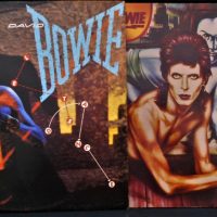 2 x David Bowie LP vinyl records, albums incl Diamond Dogs and Lets Dance - Sold for $43 - 2019