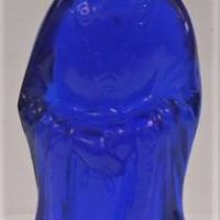 1800's + Chinese Blue Peking Glass figurine of Guanyin - approx 26cm H - Sold for $174 - 2019