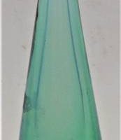 Murano green and opalescent Sommerso teardrop vase - approx 24cm h - Sold for $75 - 2019