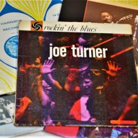 5 x LP vinyl record albums inc, Billie Holiday - The Original Recordings, Joe Turner (no record) - Rockin The Blues, Wes Montgomery - Double Deluxe, S - Sold for $56 - 2019