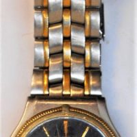 c198090's gent's Seiko 'Moonphase' stainless steel and gilt watch - Sold for $35 - 2019