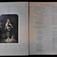 Circa 1879 hb book - The Four Seasons in Picture Song and Story by Andrew James Symington - Glasgow publication with 4 x large colour chromolithograph - Sold for $31 - 2019
