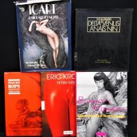 Small group lot assorted art and photography books incl Icart, Bunny's Honeys, Fetish Girls, etc - Sold for $56 - 2019