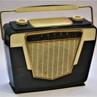 1950s Astor Navy Blue Bakelite  Radio - Sold for $43 - 2019