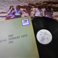 1984 release Cold Chisel LP vinyl record - The Barking Spiders Live 1983 with original full colour poster- WEA 25125-1 - Sold for $35 - 2019