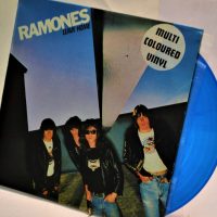 1989 Ramones 'Leave Home' blue vinyl LP record - AIM Records - Sold for $99 - 2019