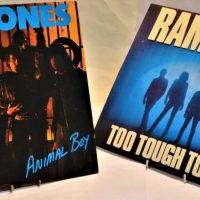 2 x Rammones LP vinyl records incl 'Animal Boy' and 'Too Tough To Die' - Sold for $68 - 2019