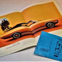 Original Vintage c1970's FORD LTD & LANDAU Sales brochure - w separate Colour Chart, all Specs, etc - Sold for $43 - 2019
