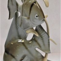 Royal Dux  Czech Porcelain Angel fish figurine - 25cm H - Sold for $37 - 2019