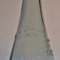 Vintage-Schweppes-Ltd-Rd-No717-trumpet-shaped-glass-bottle-Sold-for-31-2019