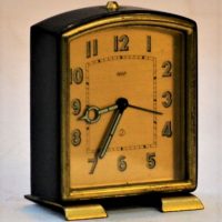 Vintage-small-Jaeger-desk-alarm-clock-Sold-for-93-2019