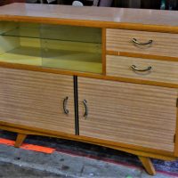c195060s-veneer-and-blonde-wood-sideboarddisplay-cabinet-121cm-Sold-for-37-2019