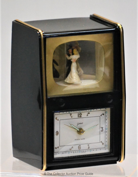 Vintage Novelty Boxed Plastic German Geburstag Musical Alarm Clock