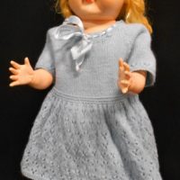 1950s-Pedigree-hard-plastic-doll-sleep-eyes-open-mouth-earing-blue-knitted-outfit-54cms-L-Sold-for-50-2019