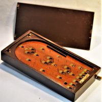 Early-1900s-wooden-Bagatelle-game-Corinthian-20-Self-Serving-Sold-for-124-2019