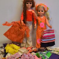 Group-lot-1970s-Ideal-Crissy-Velvet-Dolls-with-9-additional-outfits-vg-cond-Sold-for-43-2019