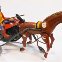 Vintage-German-clockwork-Horse-race-Trotting-toy-15cms-L-Sold-for-149-2019