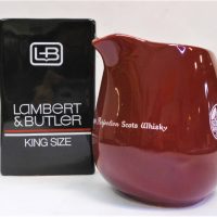 2-x-Whisky-Water-advertising-Jugs-black-Lambert-Butler-King-Size-Wade-pdm-McCullums-Perfection-Wade-pdm-maroon-Sold-for-31-2019