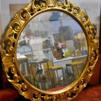 Large-Ornate-gilt-framed-round-mirror-approx-11m-H-Sold-for-37-2019