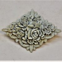 3-x-vintage-intricate-celluloid-floral-brooches-diamond-shaped-round-Sold-for-37-2019