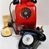 Group-lot-of-3-phones-incl-Red-Pay-Phone-AF-Ericsson-LM-Phone-Black-rotary-Dial-Sold-for-62-2019